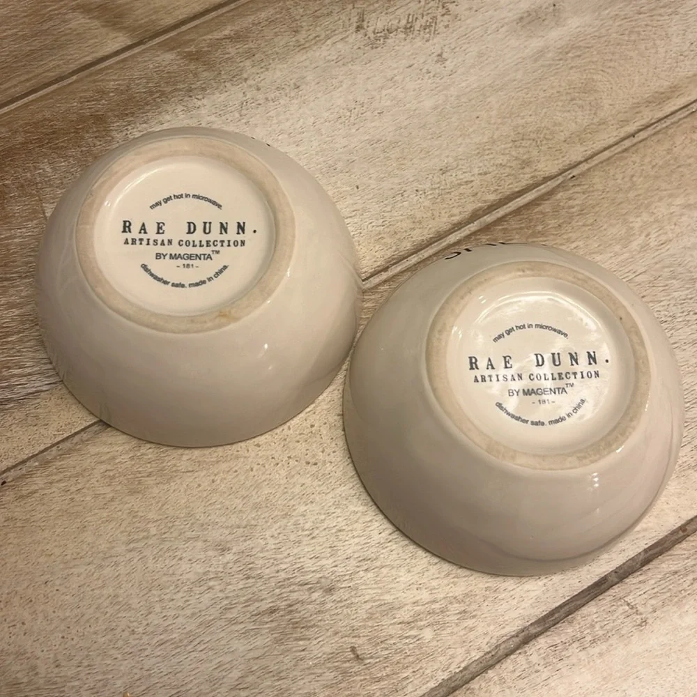 Rae Dunn - Salt and Pepper Bowls - Ceramic - Picture 5 of 6